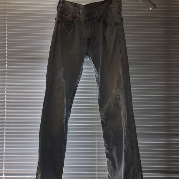 Men’s size 34 True Religion Ripped Jeans - Picture 3 of 7